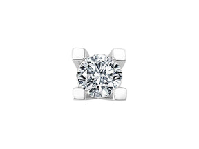 0.51 Carat Solitaire Diamond Men's Earrings
