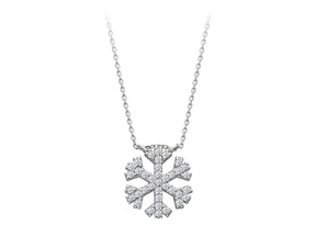 Diamond Snowflake Necklace