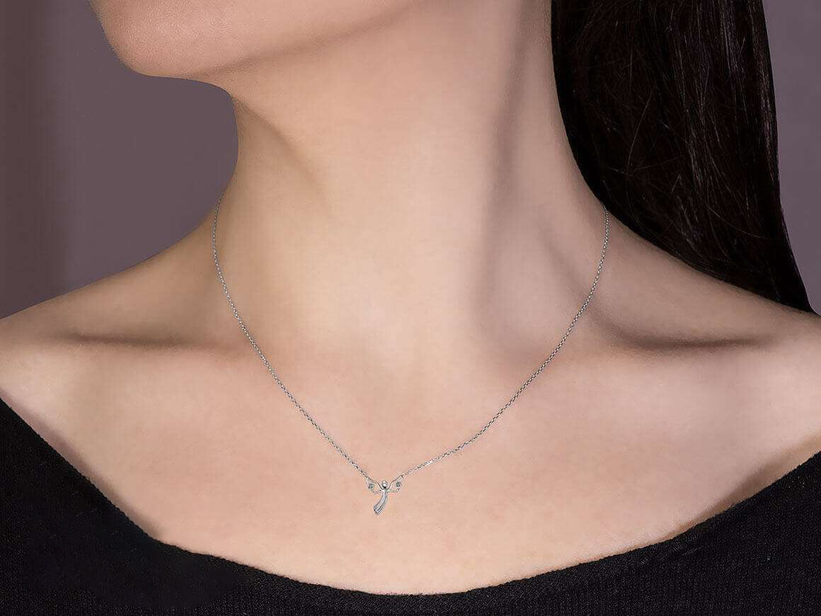 Diamond Angel Necklace