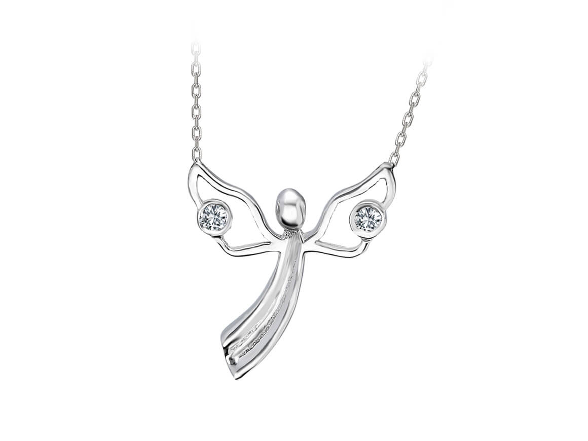 Diamond Angel Necklace