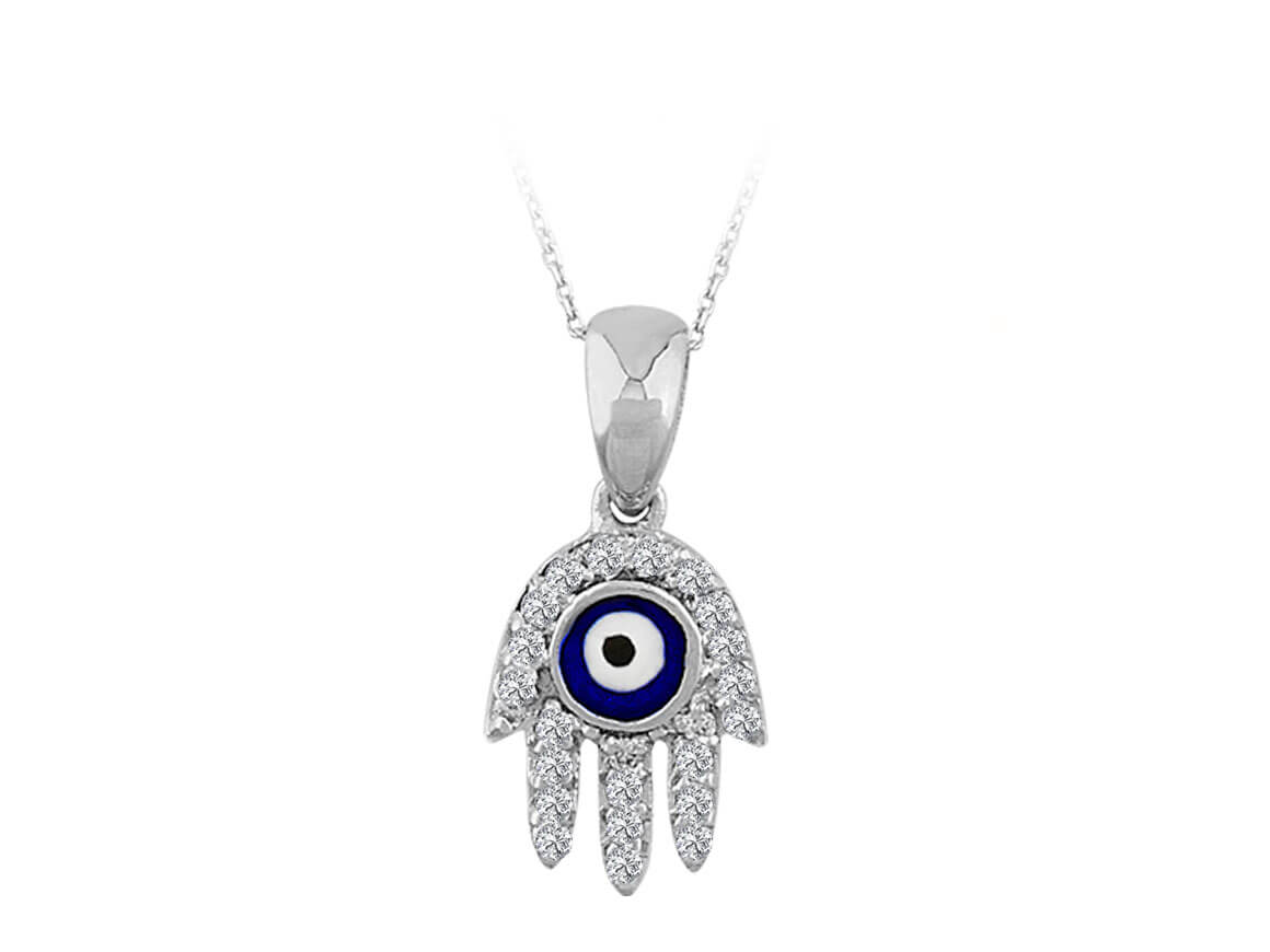 Collier Main de Fatima en Diamants