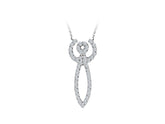 Diamond Moon Goddess Artemis Necklace