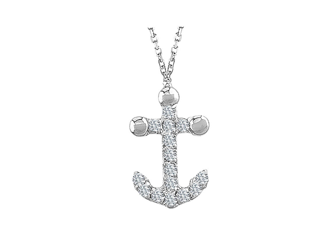 Diamond Ancher Necklace