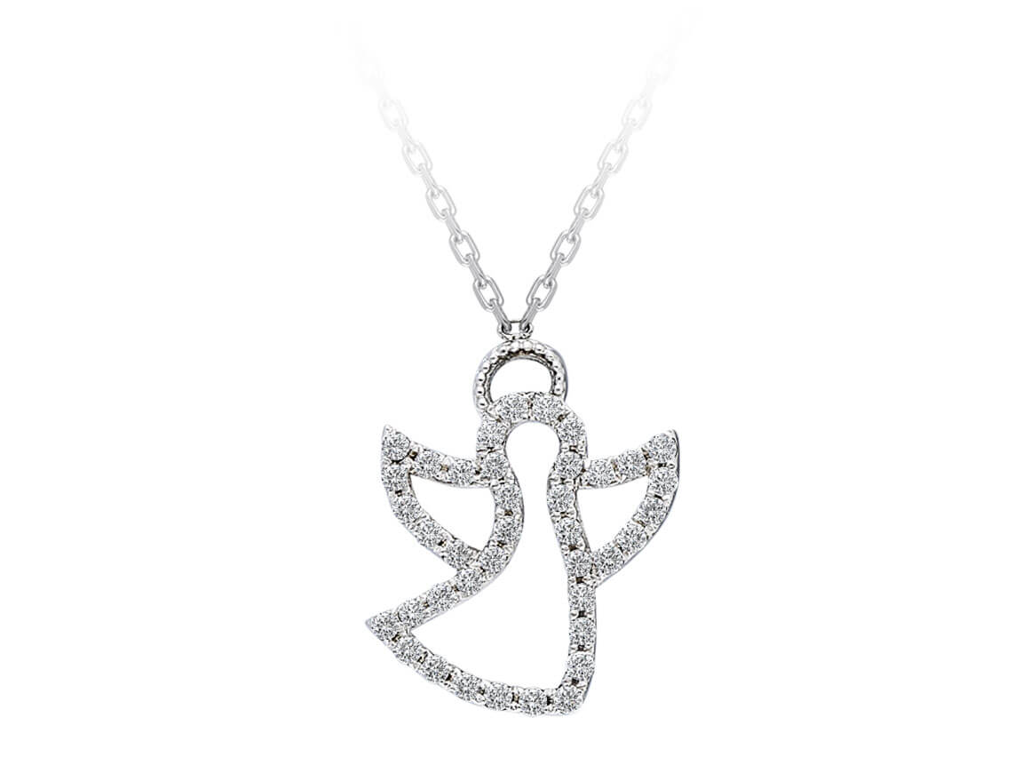 Diamond Angel Necklace