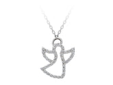 Collier ange diamant