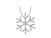 Diamond Snowflake Necklace