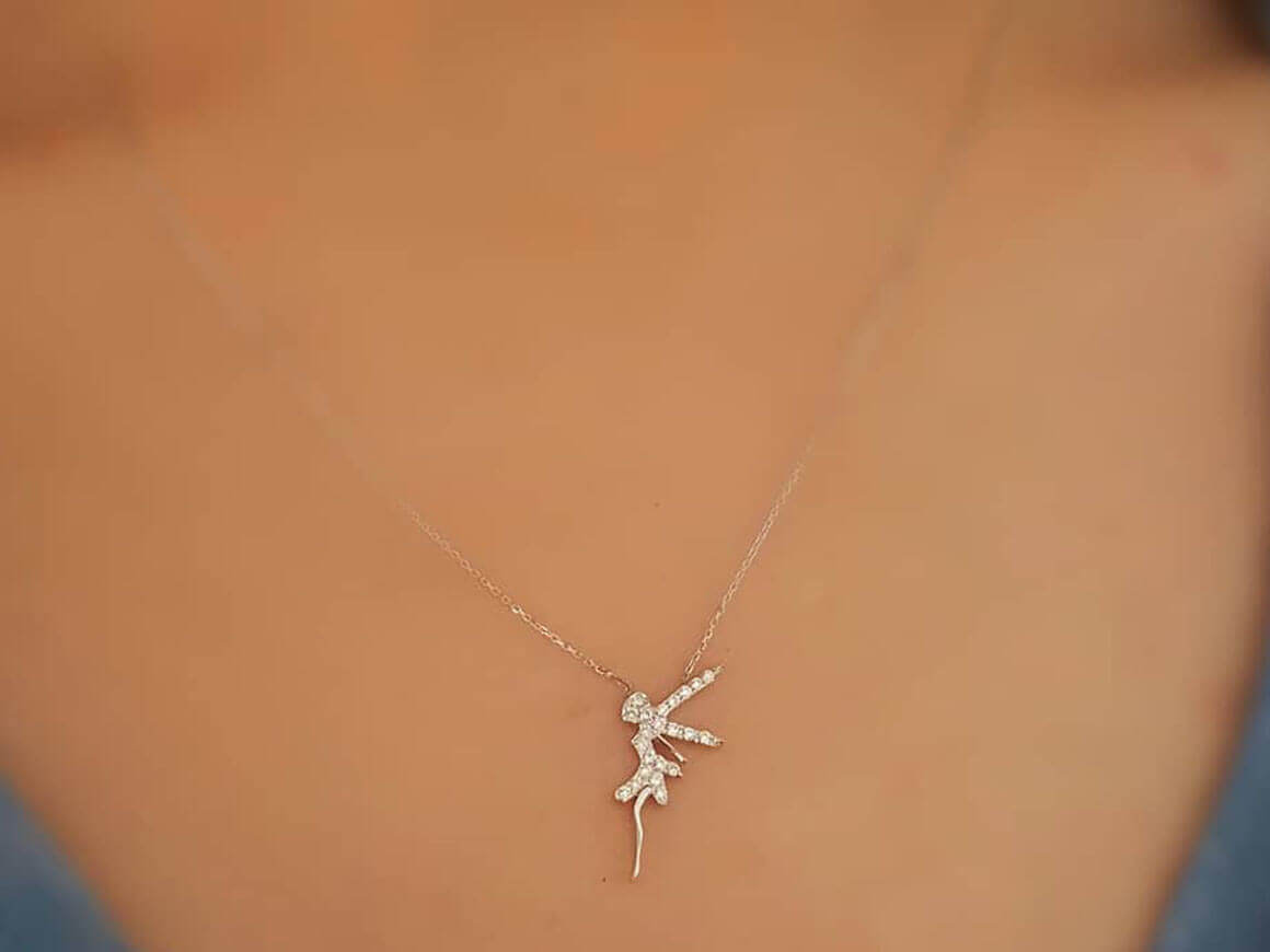 Diamond Fairy Necklace