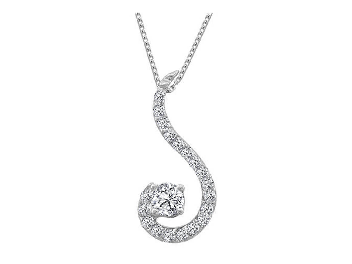 Diamond Light Path Necklace