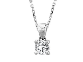 0.20 Carat Diamond Solitaire Necklace