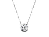 Collier solitaire diamant 0,28 carat