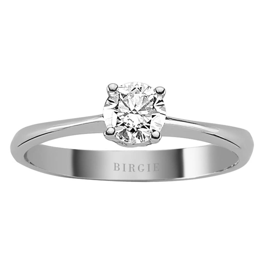 Bague solitaire diamant 0,36 carat