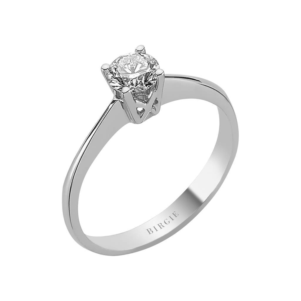 Bague solitaire diamant 0,36 carat