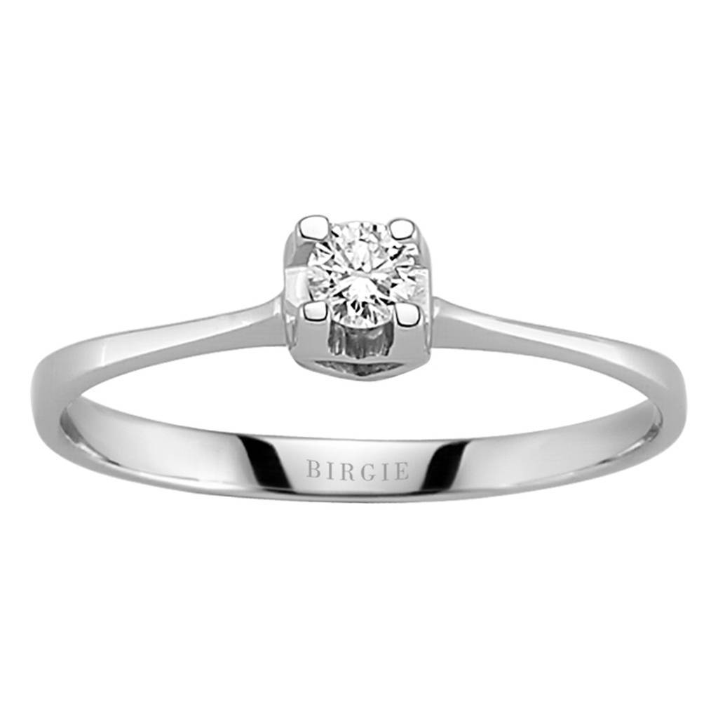 0.10 carat solitaire diamond ring