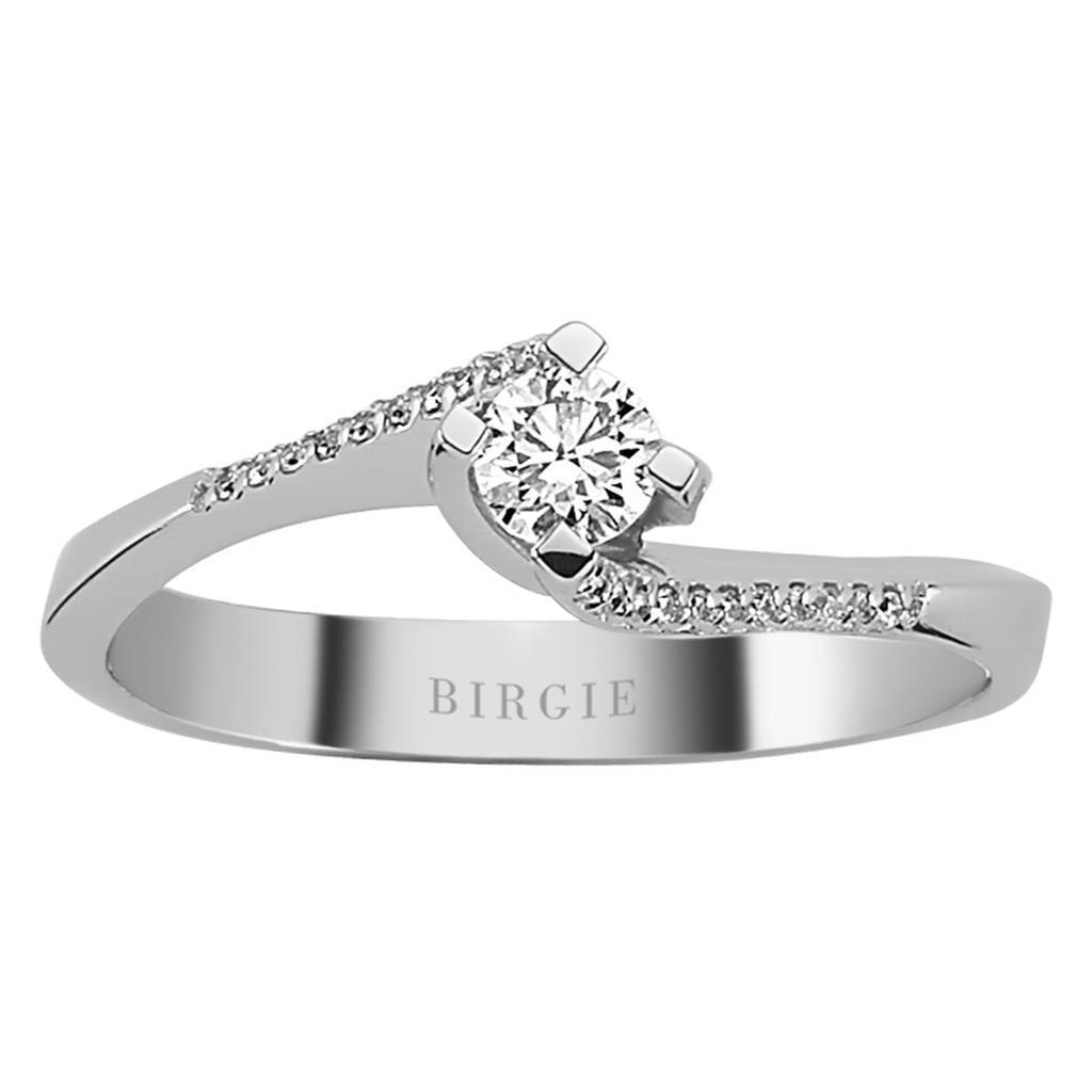 0.20 Carat Diamond Halo Engagement Ring