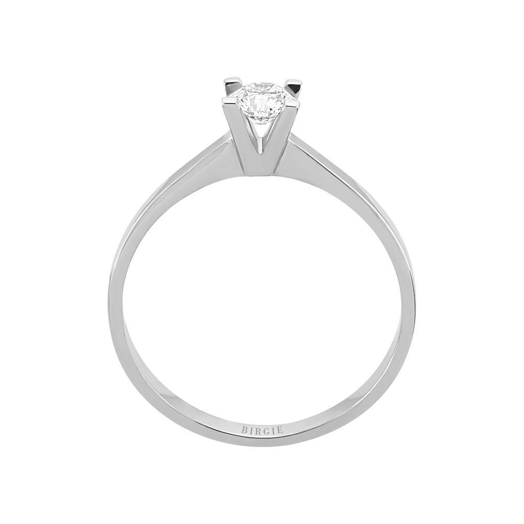 Bague solitaire diamant 0,31 carat