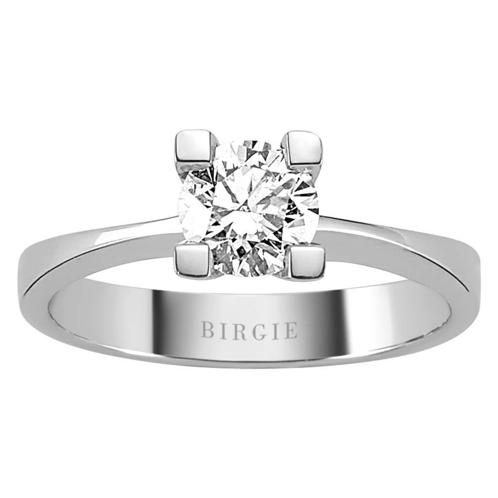 Bague solitaire diamant 0,72 carat