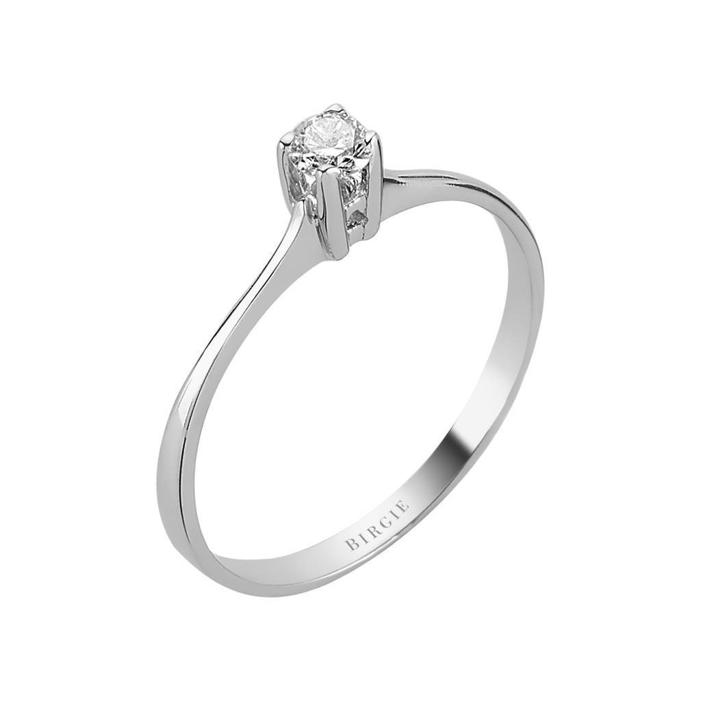 Bague solitaire diamant 0,15 carat