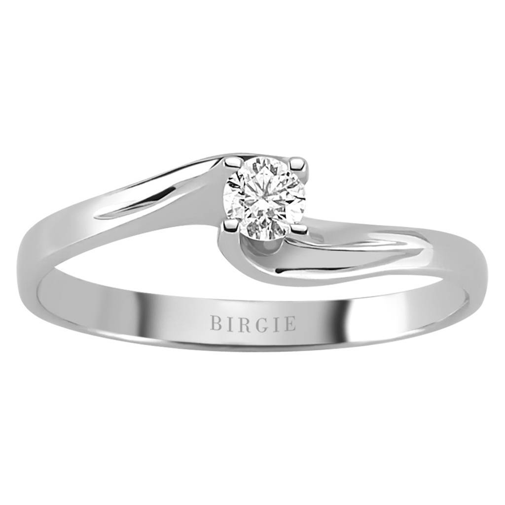 0.14 carat solitaire diamond ring