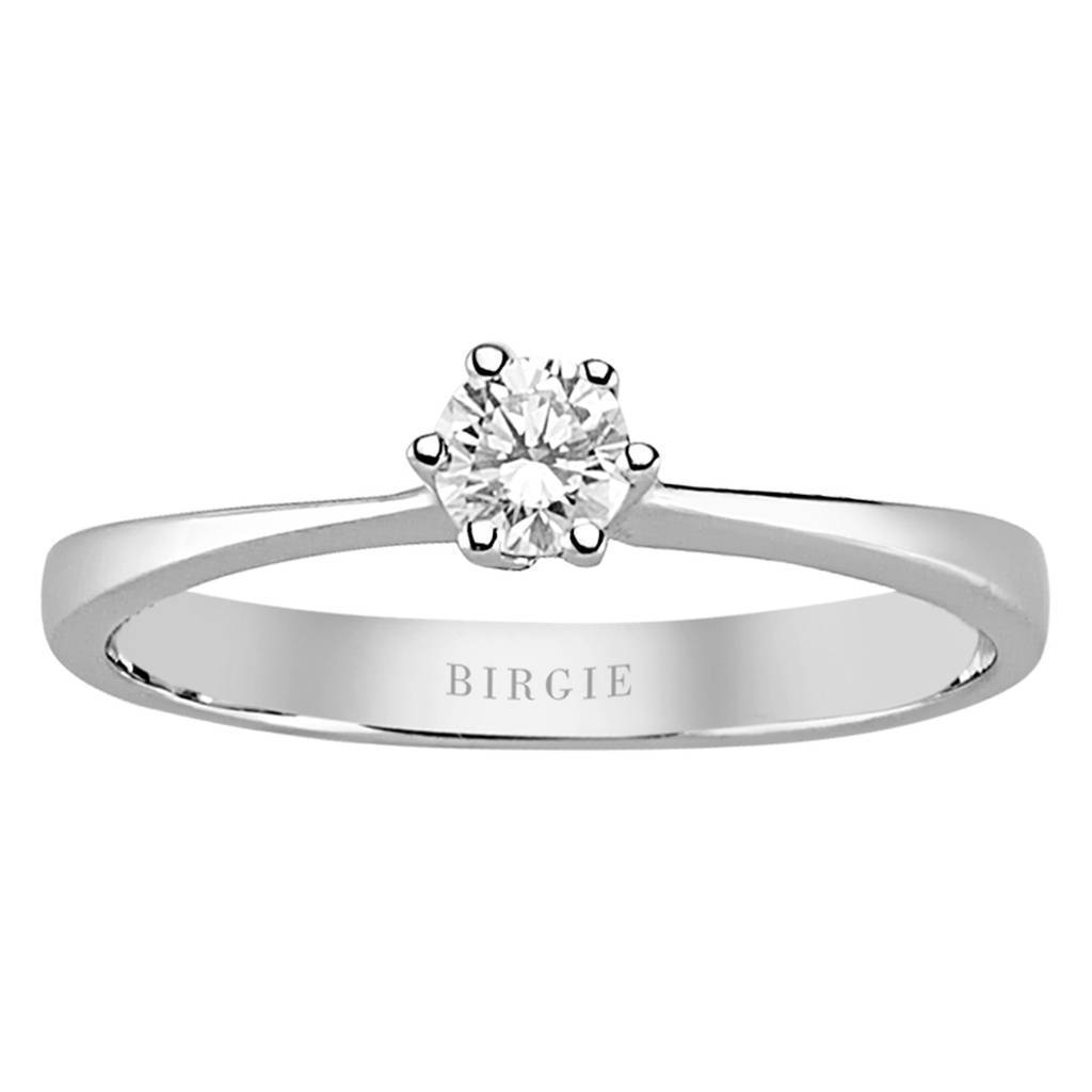 Bague solitaire diamant 0,23 carat