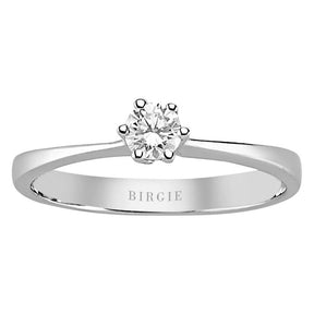 Bague solitaire diamant 0,23 carat