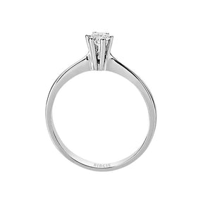 Bague solitaire diamant 0,23 carat
