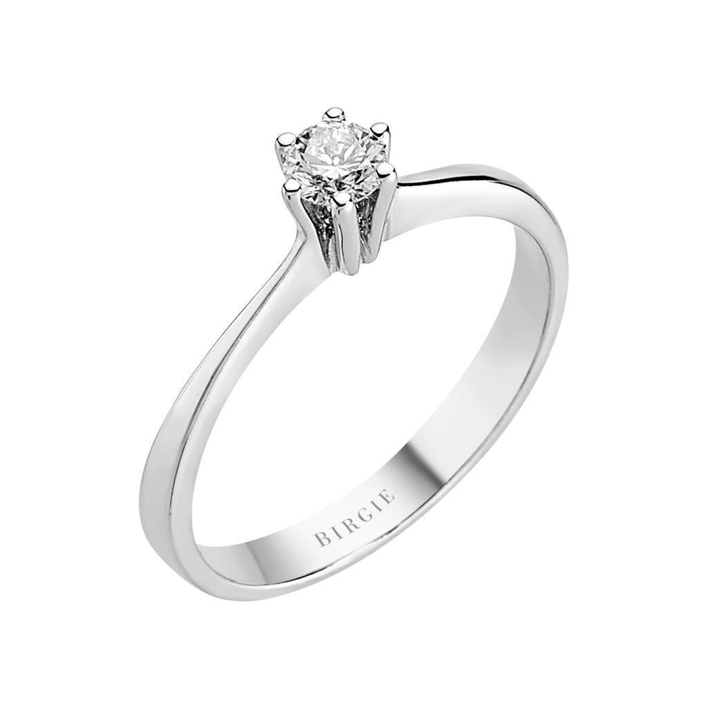 Bague solitaire diamant 0,23 carat