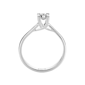 Bague solitaire diamant 0,33 carat