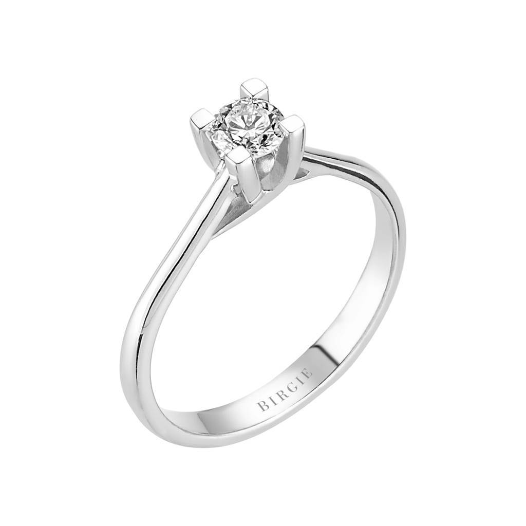 Bague solitaire diamant 0,33 carat