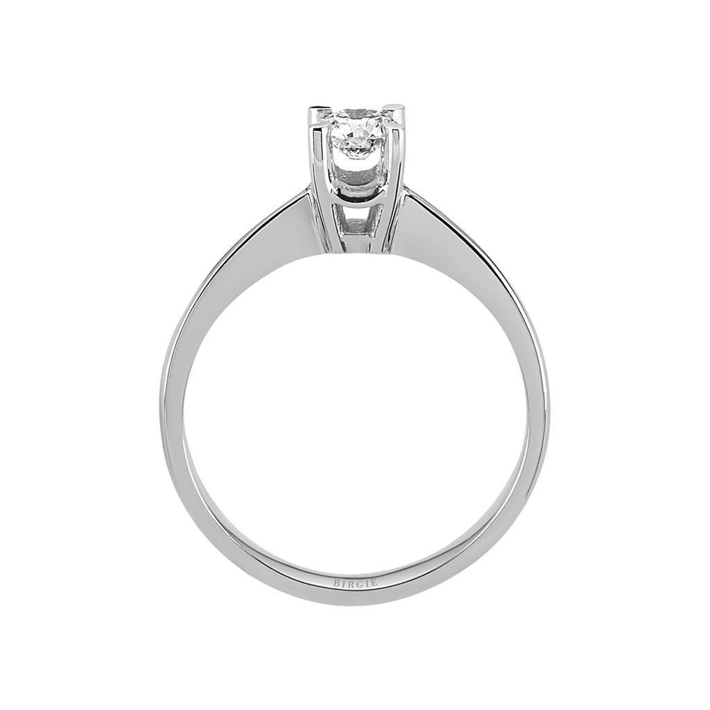 Bague solitaire diamant 0,31 carat