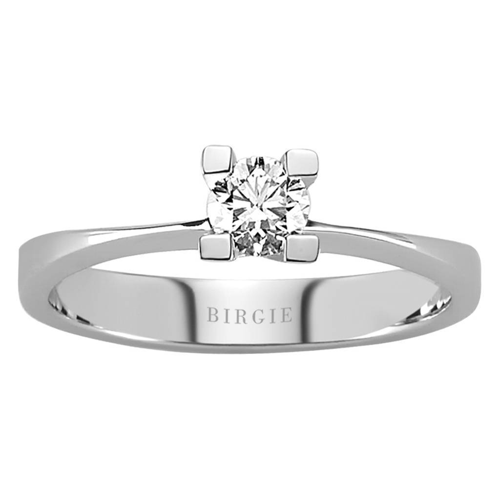 Bague solitaire diamant 0,31 carat