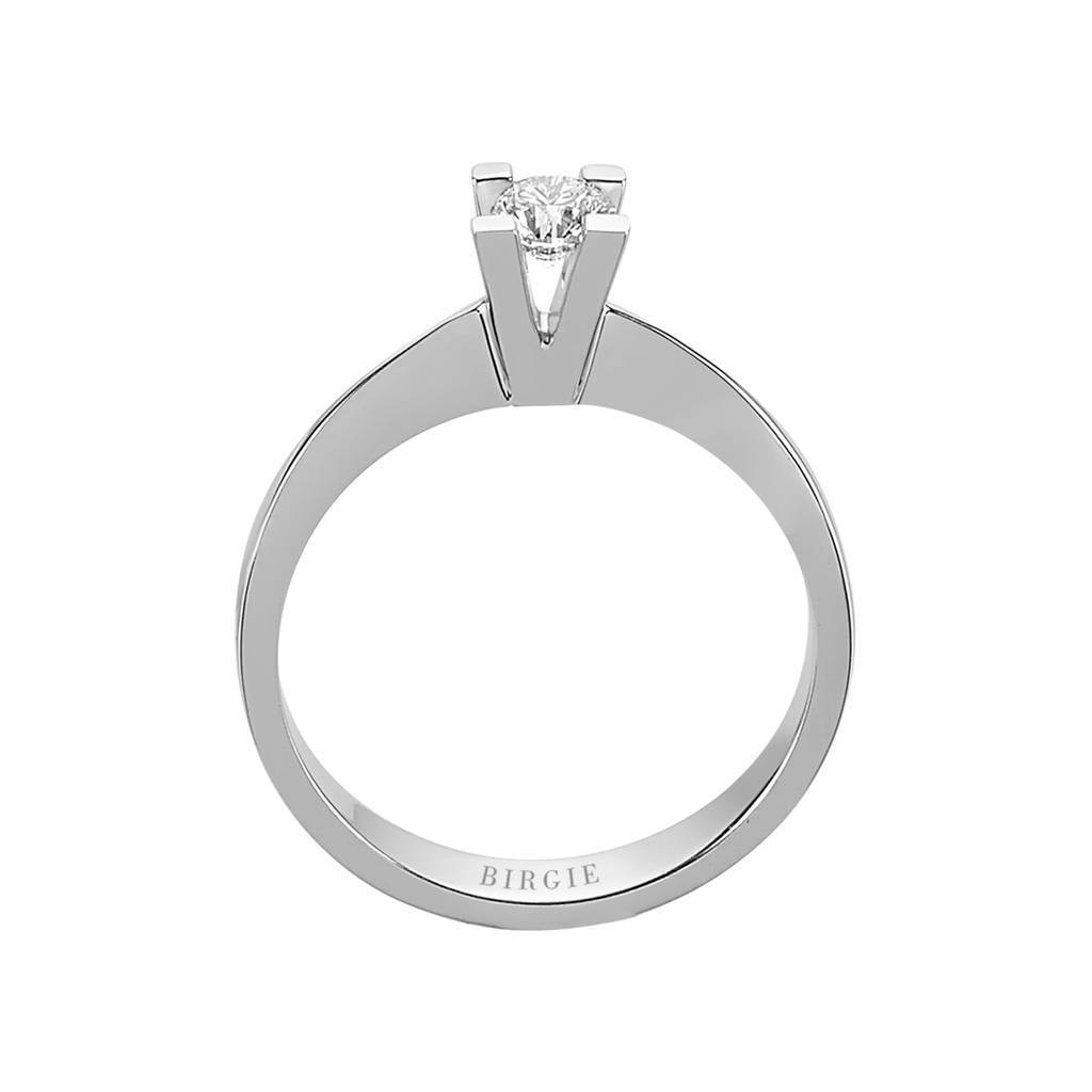Bague solitaire diamant 0,31 carat