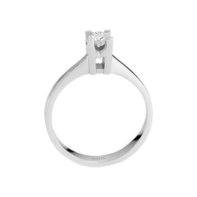 Bague solitaire diamant 0,24 carat