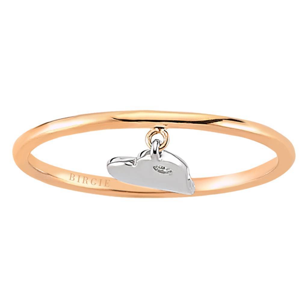 Bague coeur diamant