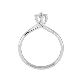 Bague solitaire diamant 0,23 carat