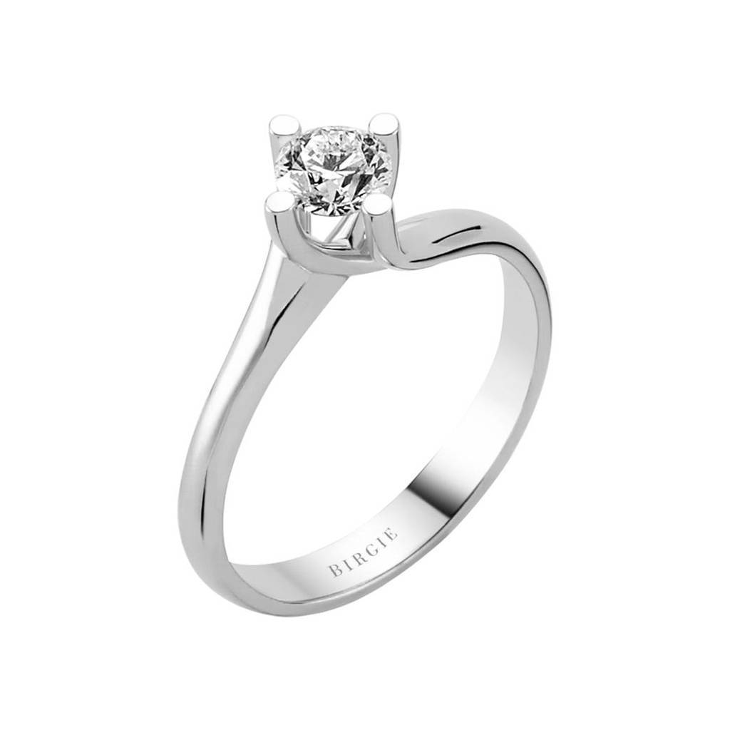Bague solitaire diamant 0,49 carat