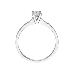 Bague solitaire diamant 0,25 carat