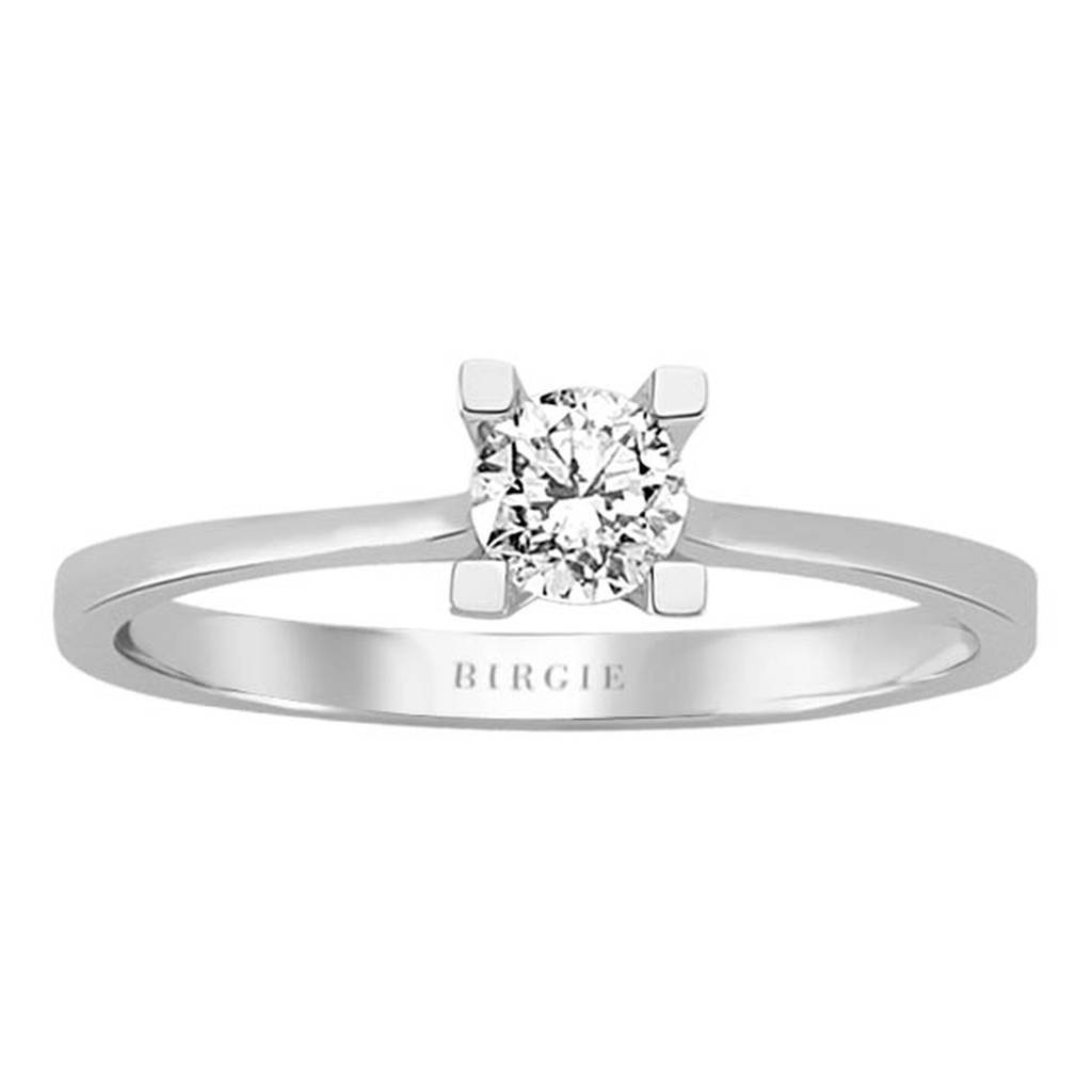 Bague solitaire diamant 0,36 carat