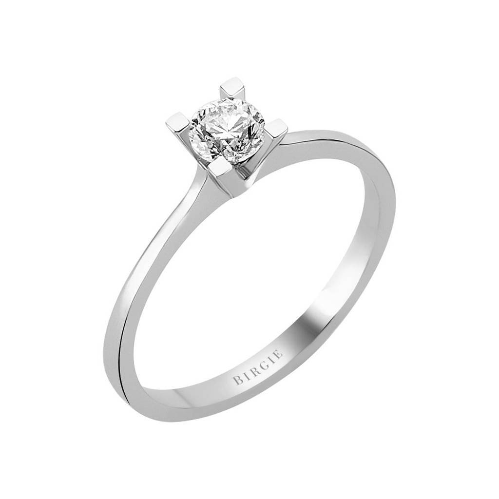 Bague solitaire diamant 0,36 carat