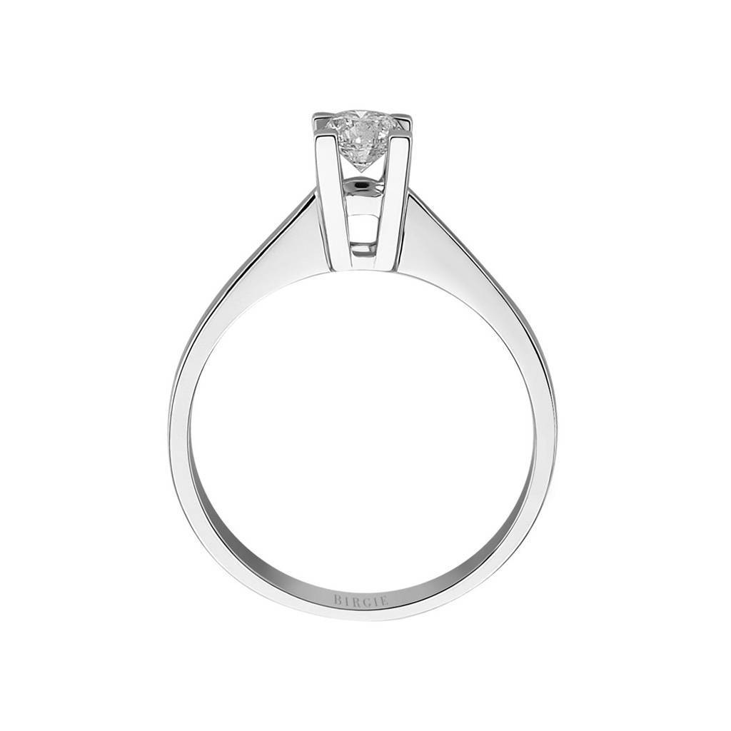 Bague solitaire diamant 0,35 carat