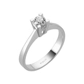 Bague solitaire diamant 0,35 carat