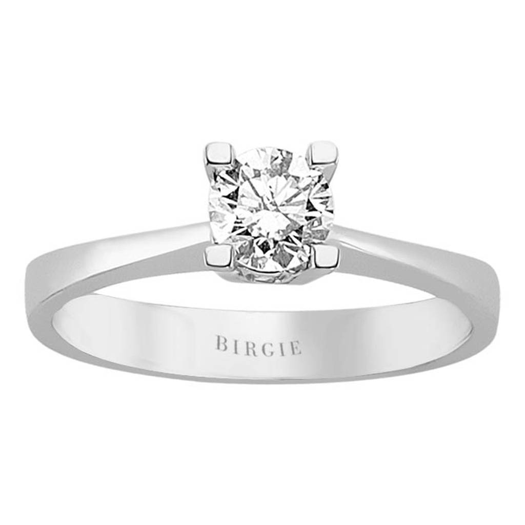 Bague solitaire diamant 0,52 carat