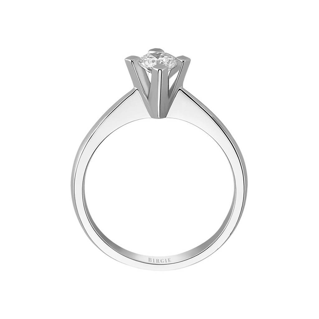 Bague solitaire diamant 0,34 carat