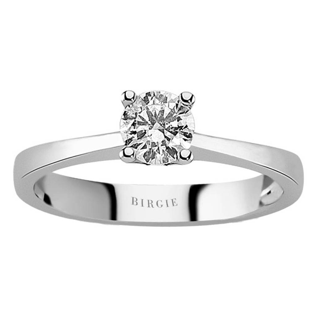 Bague solitaire diamant 0,48 carat