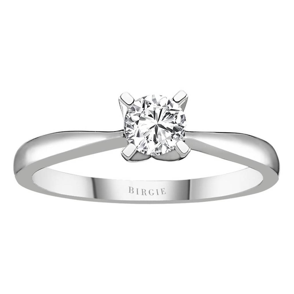 Bague solitaire diamant 0,32 carat