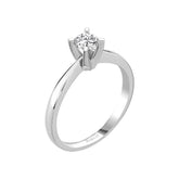 Bague solitaire diamant 0,32 carat