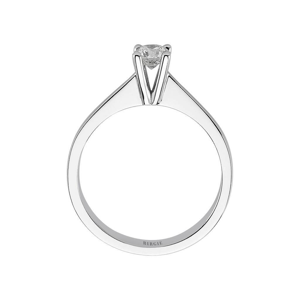 Bague solitaire diamant 0,34 carat