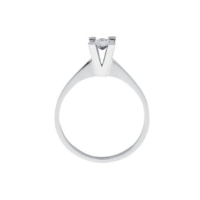 Bague solitaire diamant d'apparence 0,50 carat