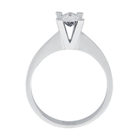 Bague solitaire diamant d'apparence 0,50 carat