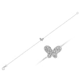 Diamond butterflies bracelet