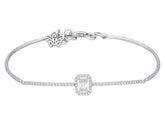 Bracelet en diamant baguette de 0,24 carat au total